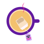 tasse de thé qui évoque la creativité